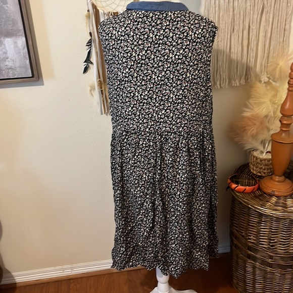 ASOS Curve Midi Floral Print Dress/ Size 22 - Picture 7 of 8